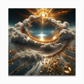 Golden Sun 19 Canvas Print