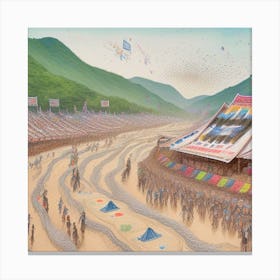 Kite Festival Canvas Print