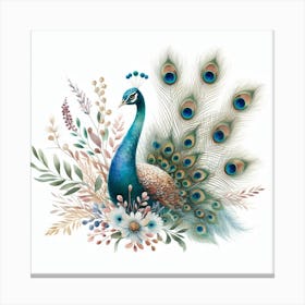 Peacock 3 Canvas Print