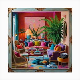 Living Room 1 Canvas Print