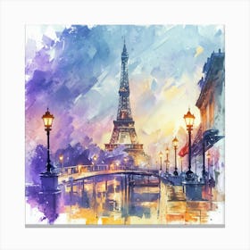 Paris Eiffel Tower 28 Canvas Print