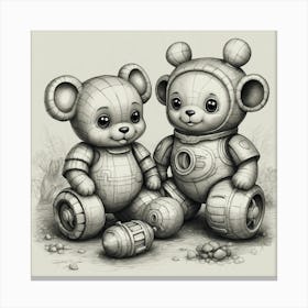 Teddy Bears Canvas Print