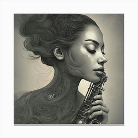 Saxophone Canvas Print