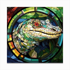 Crocodile Canvas Print