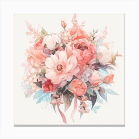 Blossoms in Time's Ballet Canvas Print