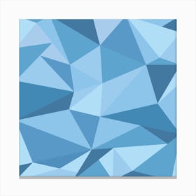 Fifty Shades of Blue - Square Canvas Print
