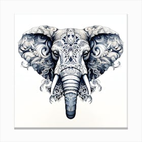 Elephant Series Artjuice By Csaba Fikker 016 1 Canvas Print