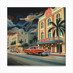 Miami Club Canvas Print