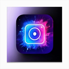 Instagram Icon 1 Canvas Print