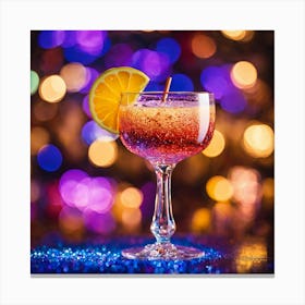 Christmas Cocktail 2 Canvas Print