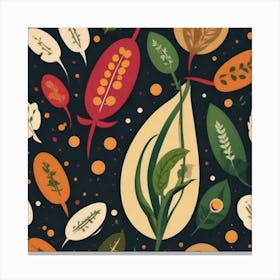 Legumes As A Logo Mysterious (2) Canvas Print