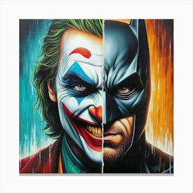 Batman And Joker 5 Canvas Print