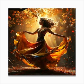 Autumn Dance Canvas Print