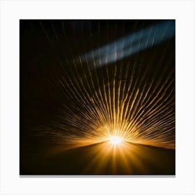 Rays Of Light Canvas Print