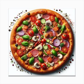 Pizza78 Canvas Print