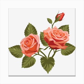 Roses Canvas Print