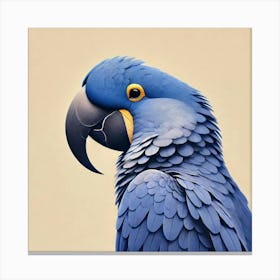 Blue Parrot 5 Canvas Print