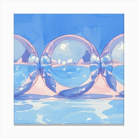 Water Bubbles 1 Canvas Print