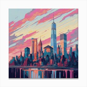 New York City Skyline Canvas Print