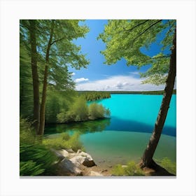 Lake Plitvice Canvas Print