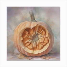 In the Mind of a Pumpkin Canvas Print