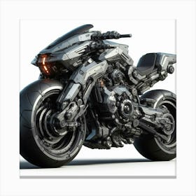 Futuristic Motorcycle 5 Canvas Print