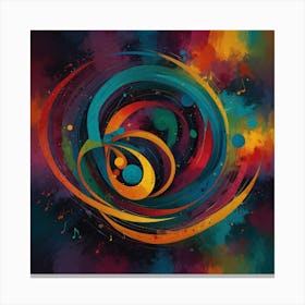 Abstract Representation Of A Musical Composition 2 Canvas Print