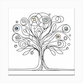 The tree of Life Picasso style Canvas Print