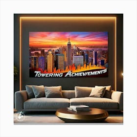 Towering Achievements Canvas Print