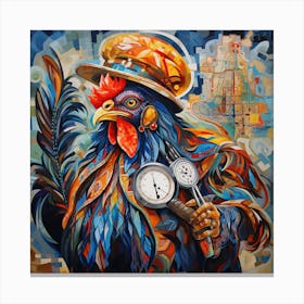 Rooster 3 Canvas Print