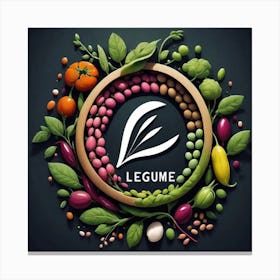 Legumes As A Logo Mysterious Canvas Print