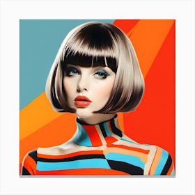 Mod Girl 18 Canvas Print