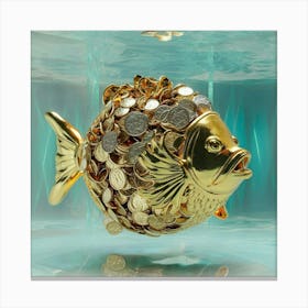 Gold Fish Canvas Print