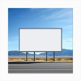 Blank Billboard 4 Canvas Print