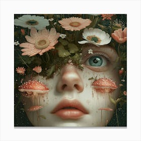 Woman'S Head 14 Canvas Print