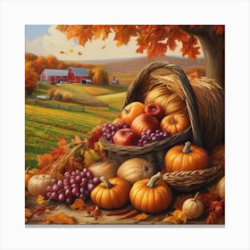 Autumn Harvest Canvas Print