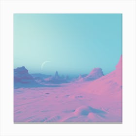 Lunar Landscape Canvas Print