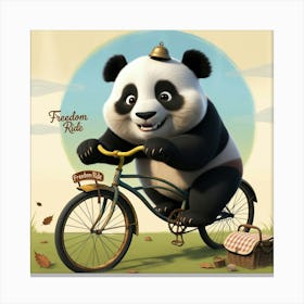 Leonardo Phoenix 09 A Playful Giant Panda With Soft Fluffy Fur 2 Canvas Print