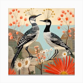 Bird In Nature Roadrunner 1 Canvas Print