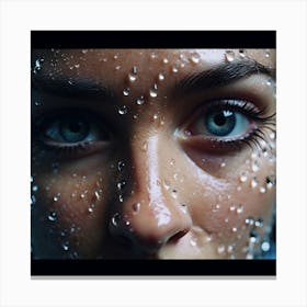 Wet Eyes Canvas Print