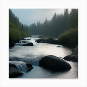 The River of Peace Canvas Print