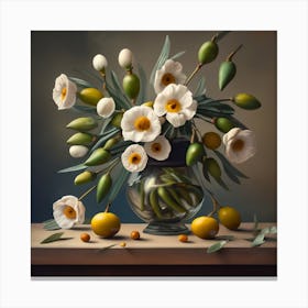 Flowers In A Vase 29 Canvas Print