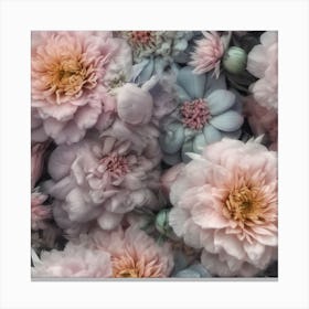 Pink Flowers Canvas Print