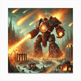 Vulkaris Molten Strike Iron Commonwealth Canvas Print