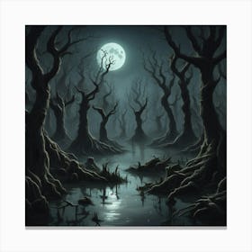 Dark Forest 41 Canvas Print