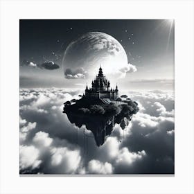 Castle In The Clouds 15 Canvas Print