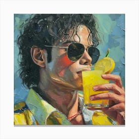 King Of Pop Canvas Print