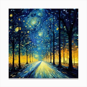 Starry Night 31 Canvas Print
