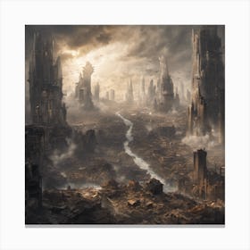 The end of world 🌍 Canvas Print