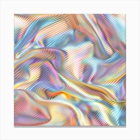 Holographic Fabric Canvas Print